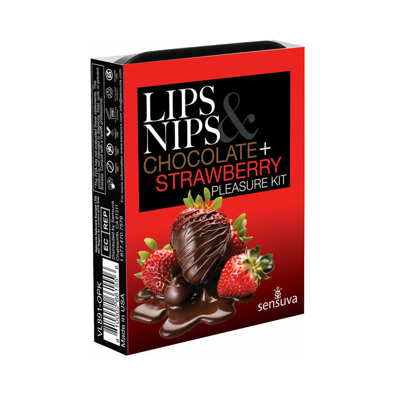 Sensuva Lips & Nips†Pleasure Kit†Chocolate Strawberry